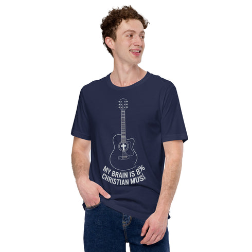 My Brain is 80% Christian Bible Verse Music Christian Bible Verse T-Shirt
